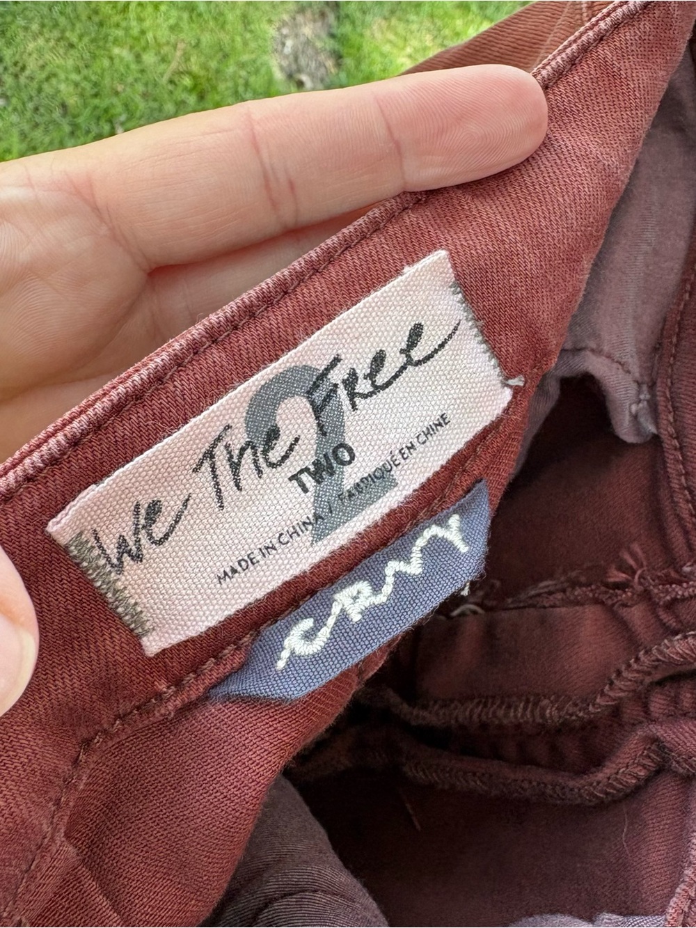 Free People Brown/Red CRVY 2nd Ave One Piece jumpsuit - Picture 7 of 15